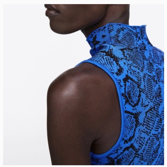 Zara snakeskin knit dress - Picture 3 of 7